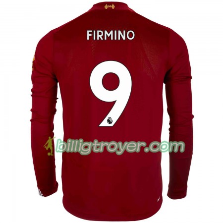 Billige Fotballdrakter Liverpool Roberto Firmino 9 Hjemmedraktsett 2019/20 Langermet